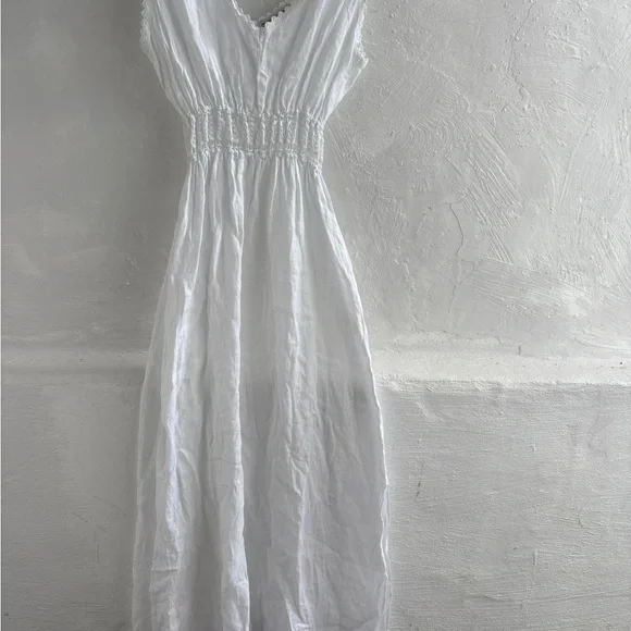 Italian 100% linen maxi dress - Picture 6 of 11